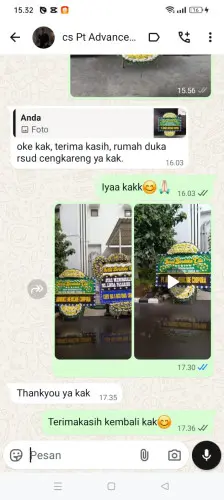 Testimonial Papan Bunga Pernikahan barunai