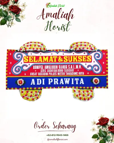Karangan Bunga Ucapan Selamat barunai